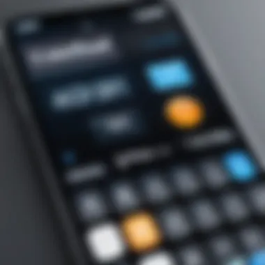 Calculator App on iPhone Home Screen iPhone home screen displaying the Calculator app