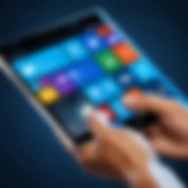 Benefits of Live Tiles Applications Infographic illustrating the advantages of live tiles applications in user engagement