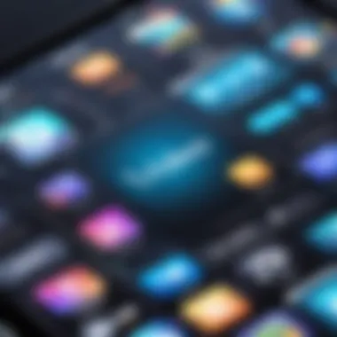 Exploring the User Interface of Video Maker Apps A user interface of a long video maker app showcasing various features and tools.