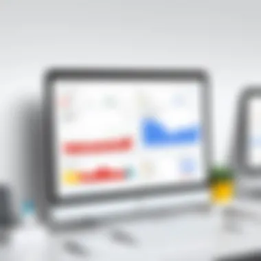 Effective Dashboard for Google Accounts Management Illustration of account management dashboard