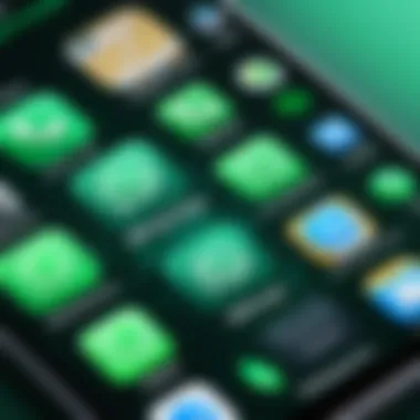 Utilizing Multiple WhatsApp Accounts on a Smartphone Smartphone displaying multiple WhatsApp accounts