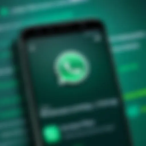 A close-up view of WhatsApp privacy settings screen