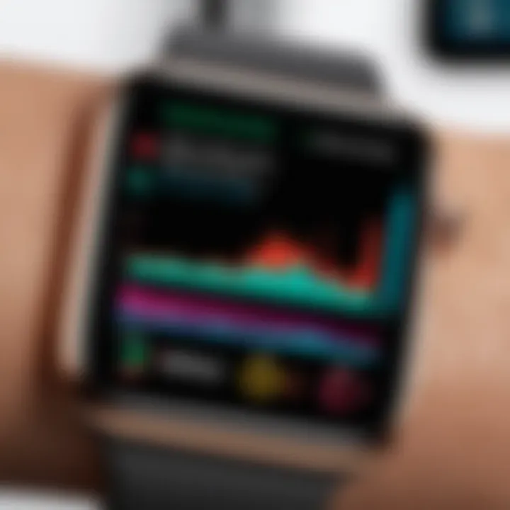 Health monitoring metrics display