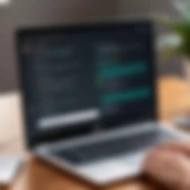 User adjusting settings for better Zoom performance