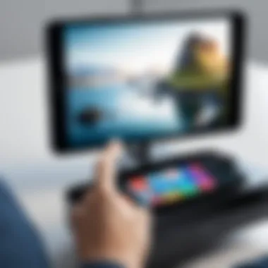 Exploring a Third-Party Mirroring Application User interface of a popular mirroring app