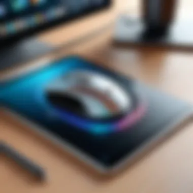 Enhancing Productivity with Mouse on iPad Pro Mouse connected to iPad Pro showcasing productivity.