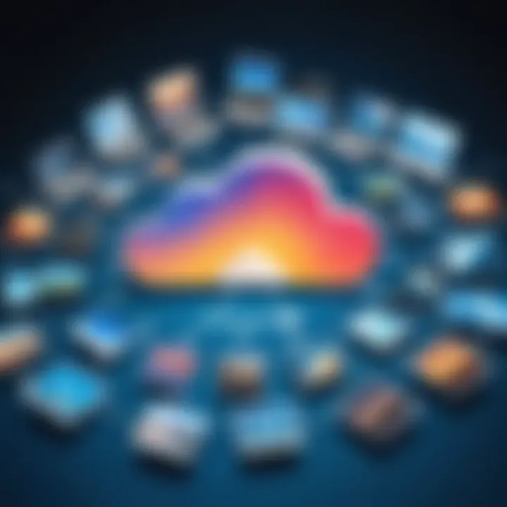 Benefits of cloud storage illustrated