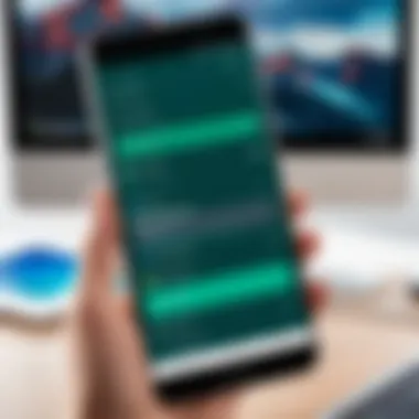 Managing Files on Android Devices User navigating Android settings
