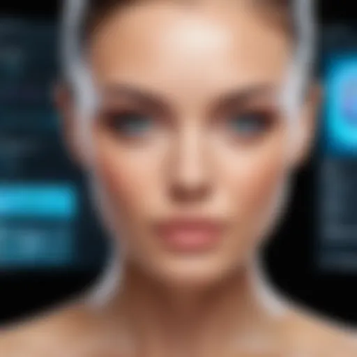 Showcase of advanced facial editing software interface