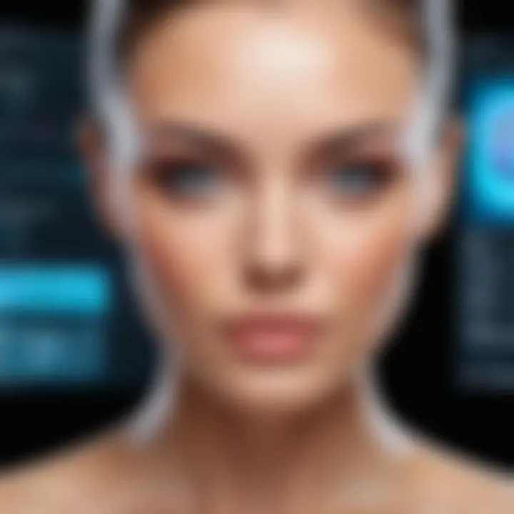 Showcase of advanced facial editing software interface