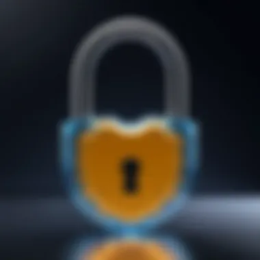 An illustration of a secure padlock symbolizing account security