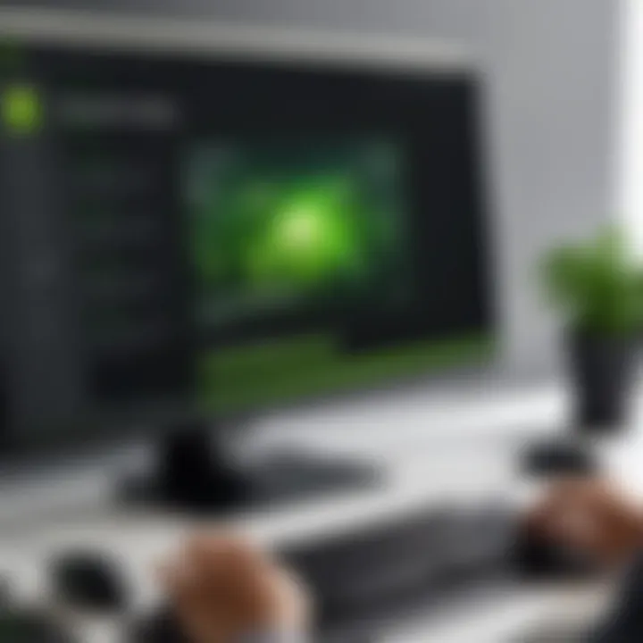 User engaging with GeForce Now support resources