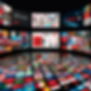 Exploring Global Streaming Options A visual representation of streaming options across different countries