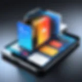 Mobile file manager interface