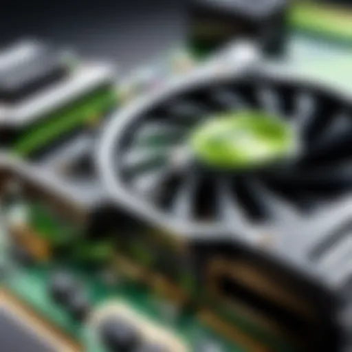 NVIDIA GeForce graphics card in a gaming setup