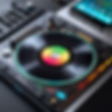 The Future of Music Transfer Technology Illustration of music transfer technology