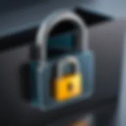 A visual representation of a locked folder symbolizing data protection