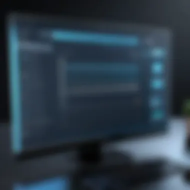 User Interface of Screen Recording Software User interface of screen recording software