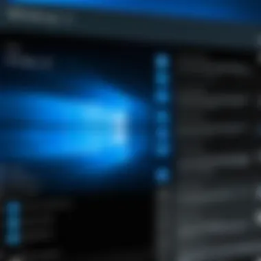 Navigating Windows 10 Settings Windows 10 settings interface