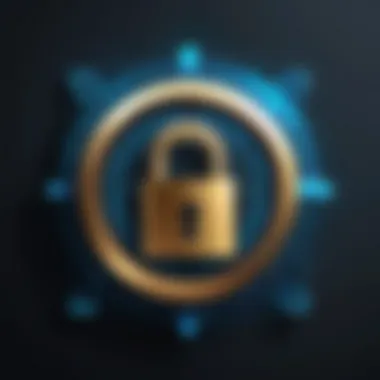 Symbol of Secure Communication Lock symbol representing secure communications