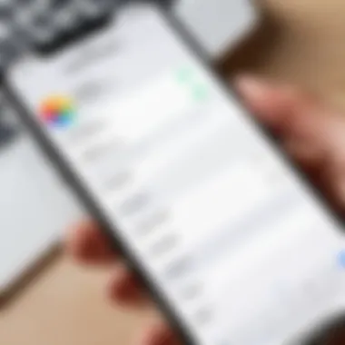 Setting Reminders on iPhone User setting reminders on iPhone