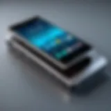 Smart flip phone showcasing advanced technology