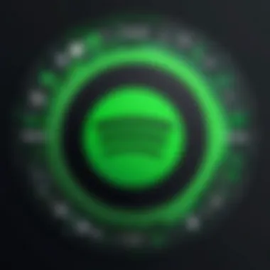 Monetization and Artists on Spotify A conceptual image illustrating the relationship between artists and Spotify's monetization model.