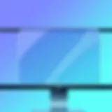 Close-up of a computer screen with anti-glare filter applied