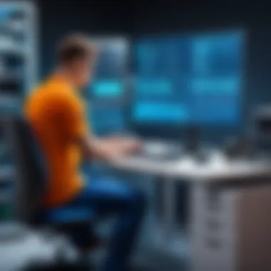 Routine Maintenance Practices User performing routine maintenance on a computer