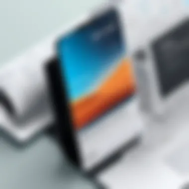 User navigating structured bookmarks in Safari