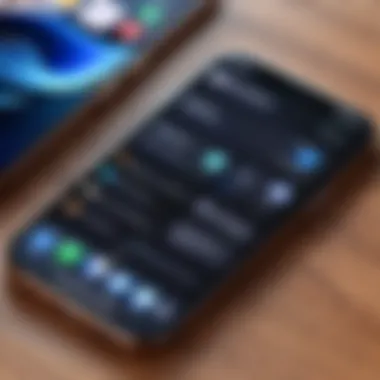 Syncing Options in iPhone Settings Syncing options in iPhone settings