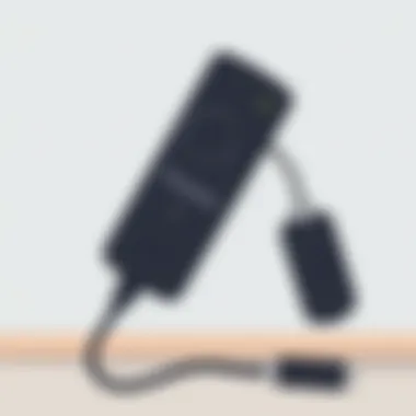 Setting Up Fire Stick for Optimal Usage Illustration of connecting Fire Stick to TV