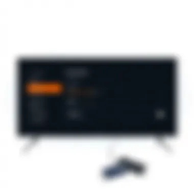 Navigating the Fire Stick Settings Menu Screen showing Fire Stick settings menu