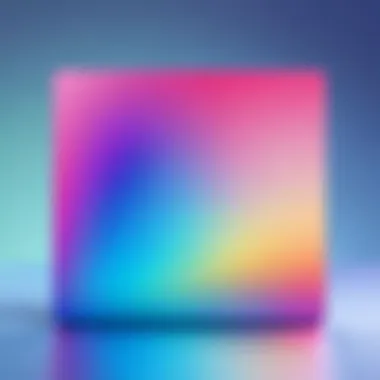 Gradient Background Effect Photograph with gradient background effect applied