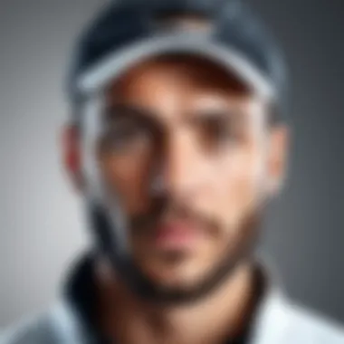 High-Contrast Portrait with Faded Background High-contrast portrait with a faded background