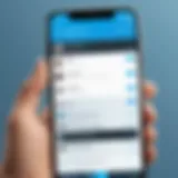 User interface of Telegram showing phone number settings