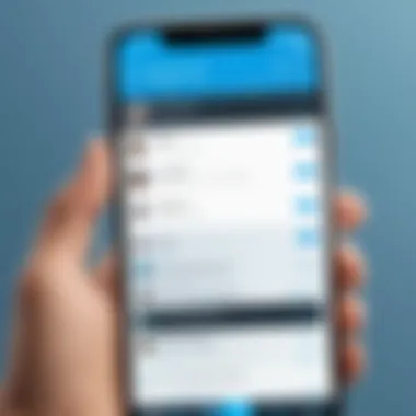 User interface of Telegram showing phone number settings