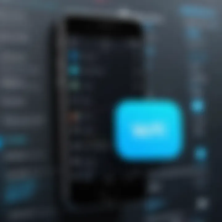 A comparison chart of popular text messaging apps using WiFi