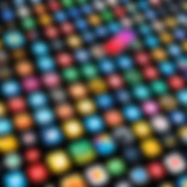 Diverse Texting Applications A collage of popular texting apps showcasing their logos and unique features.