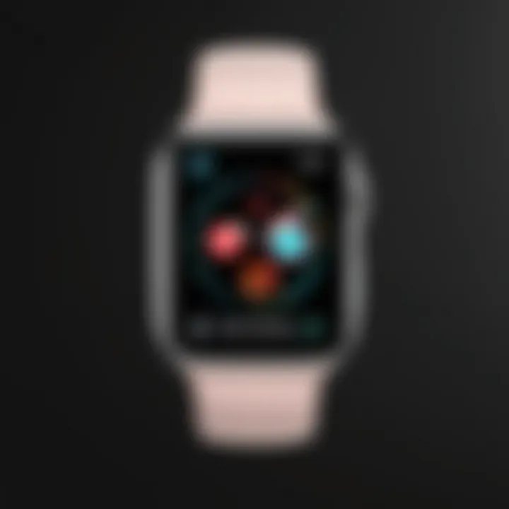 Apple Watch in a fitness setting highlighting its health tracking capabilities