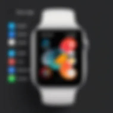 An overview of popular sports apps on Apple Watch interface