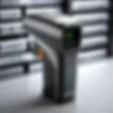 High-performance barcode scanner in action