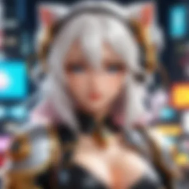 Stunning Character Designs in Gacha Games A captivating scene from a popular gacha game showcasing stunning character designs.