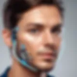 Innovative interface of a face replacement application
