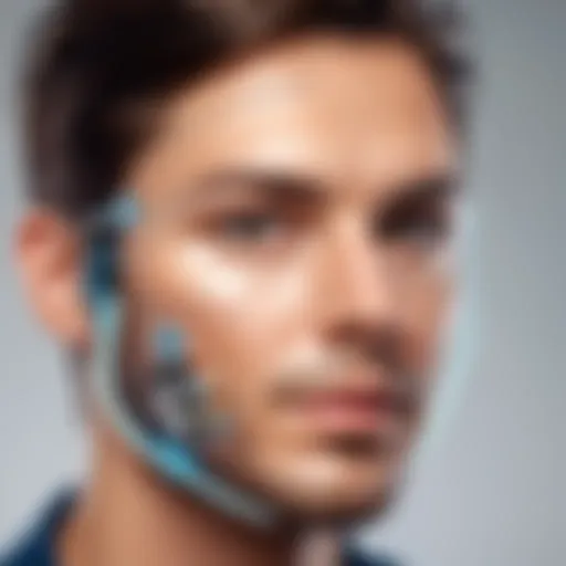 Innovative interface of a face replacement application