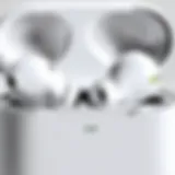 Close-up of an AirPod showcasing its intricate design.