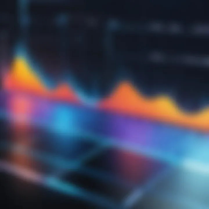 Graph illustrating temperature readings over time during stress tests