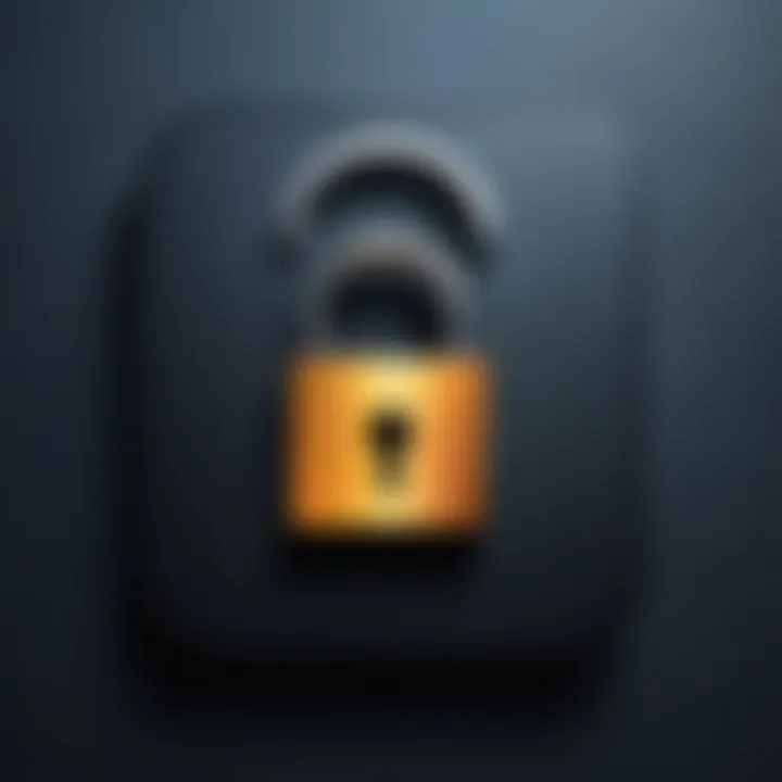 A lock symbol representing privacy concerns