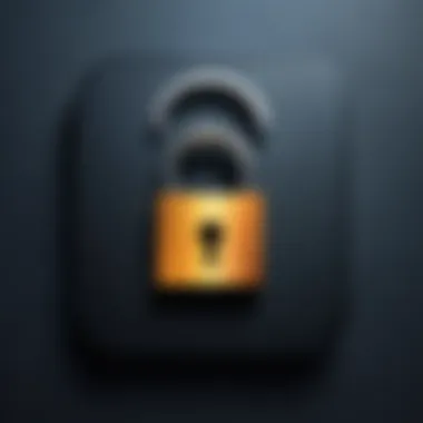 Privacy Concerns in Social Media A lock symbol representing privacy concerns