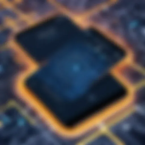 Visual representation of location-sharing settings on a smartphone